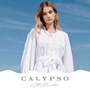 Calypso St. Barth | Abigail Floral Silk-Blend Midi Dress Size L